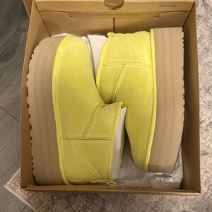 UGG Yellow Platform Shoes